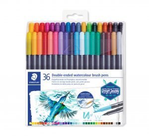 Staedtler Brush Pens Акварелни Фломастери 36