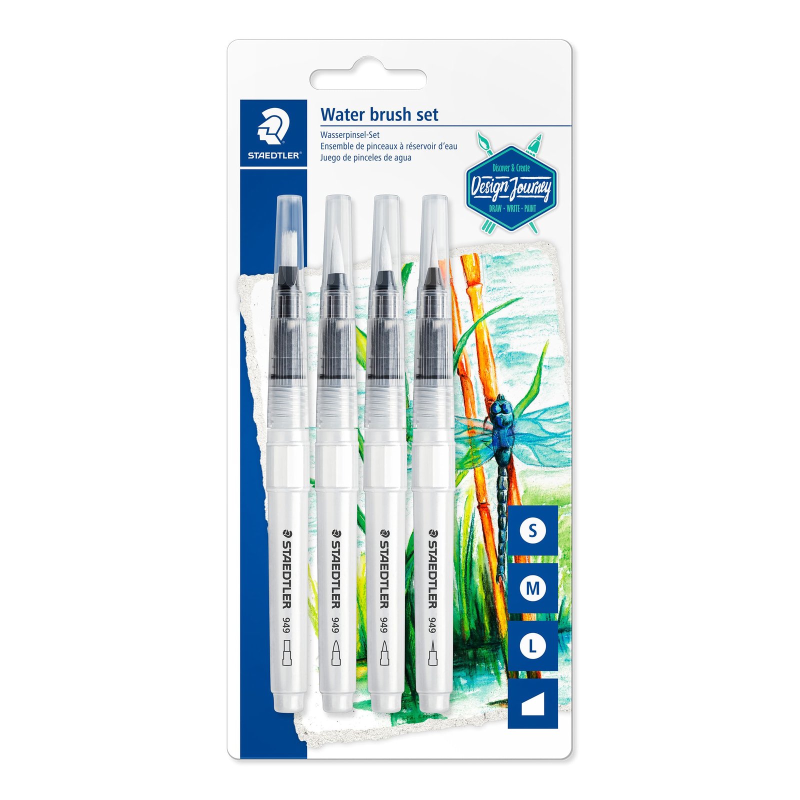 STAEDTLER СЕТ ЧЕТКИ СО ПУМПИЦА