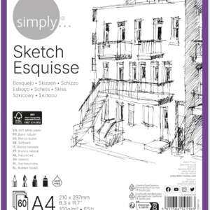 Simply Скечблок А4 - Скицирање (100g)