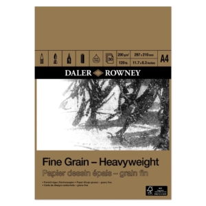 Daler-Rowney Скечблок А4 – Fine Grain (200g)