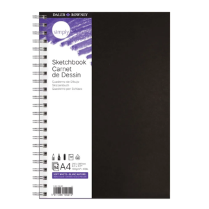 Simply Скицник А4 Спирала - Бел (100г)