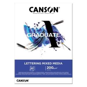 Canson Скечблок А4- Летеринг Микс Медиа (200г)