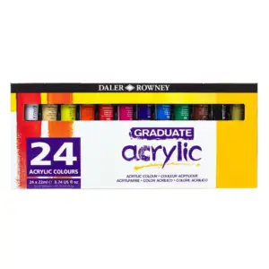 Сет акрилни бои Graduate 24х22мл.
