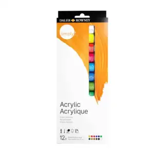 Сет акрилни бои Simply 12x12ml