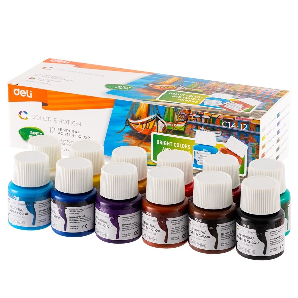 Deli Color Emotion Темперни бои во шише – ЕС14-12