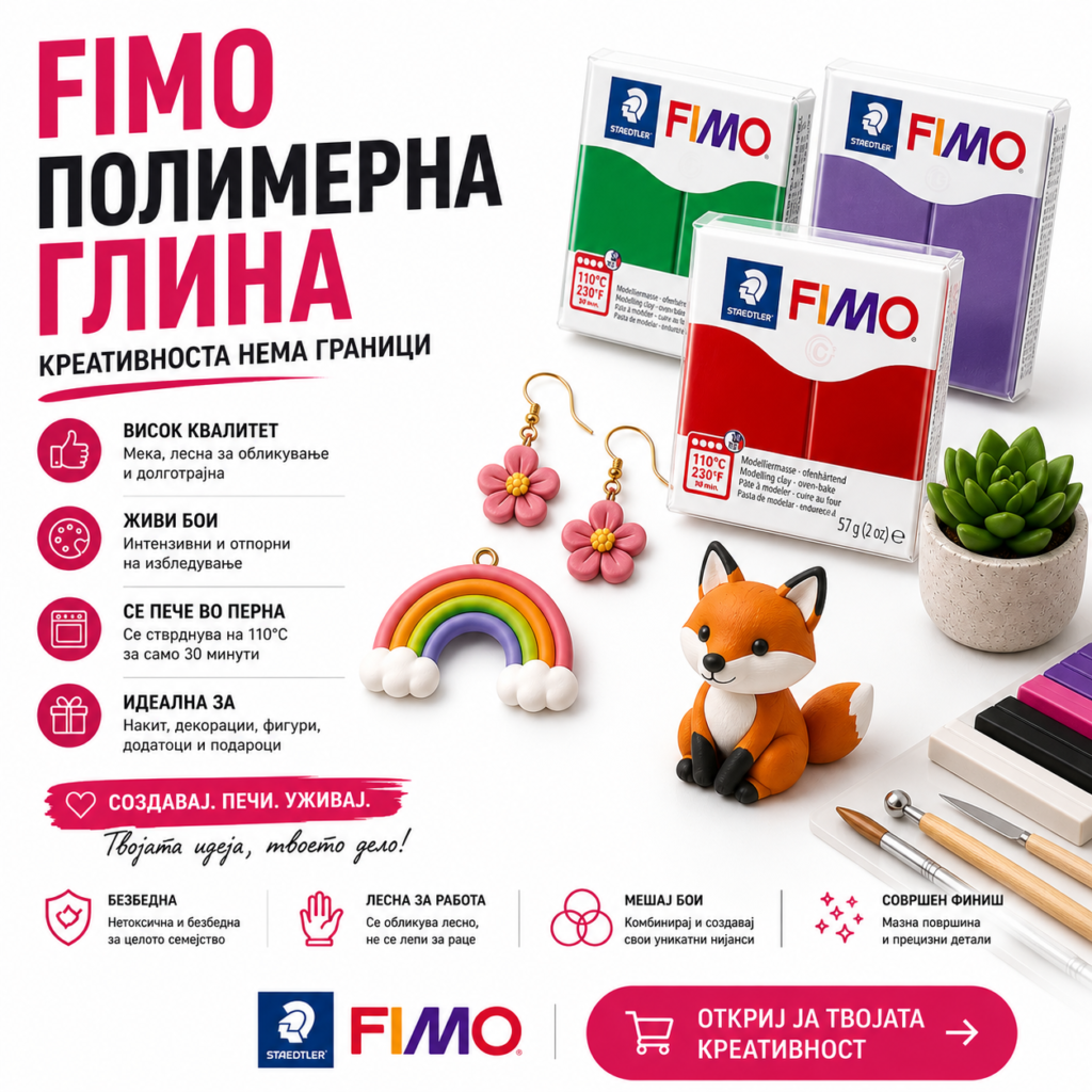 fimo Полиемрна глина за моделирање
