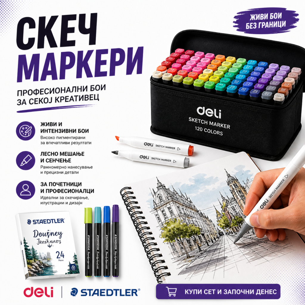 скеч маркери за цртање